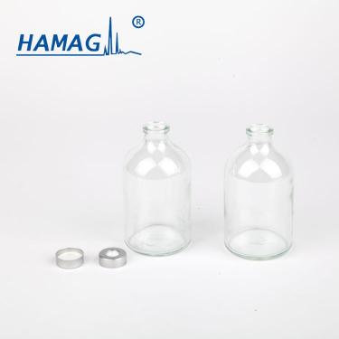 100ML透明钳口顶空瓶